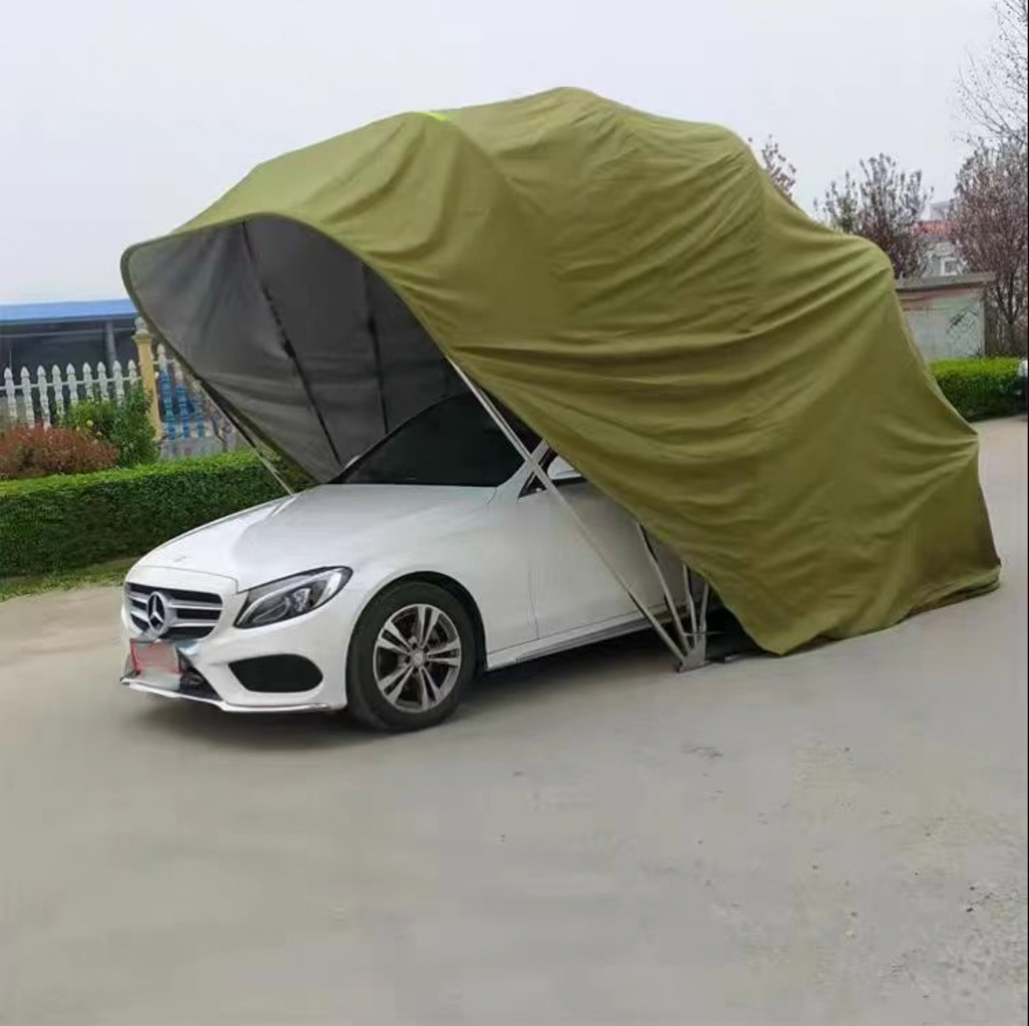 Portable Retractable Garage Shed