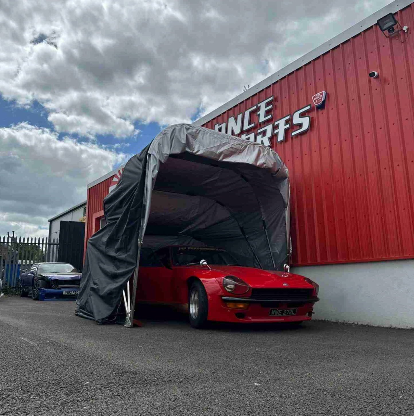 Portable Retractable Garage Shed